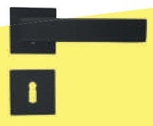 COBRA ROZETOVÉ DVEROVÉ KOVANIE GYES-S BB MATNÁ ČIERNA