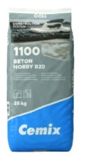 CEMIX 1100 BETÓN HOBBY B20 25 KG