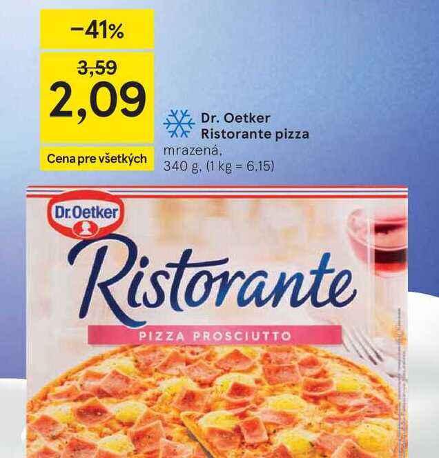 Dr. Oetker Ristorante pizza mrazená 340 g