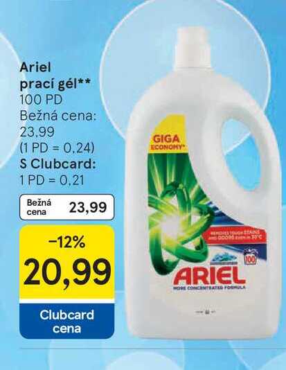 Ariel prací gél 100 PD