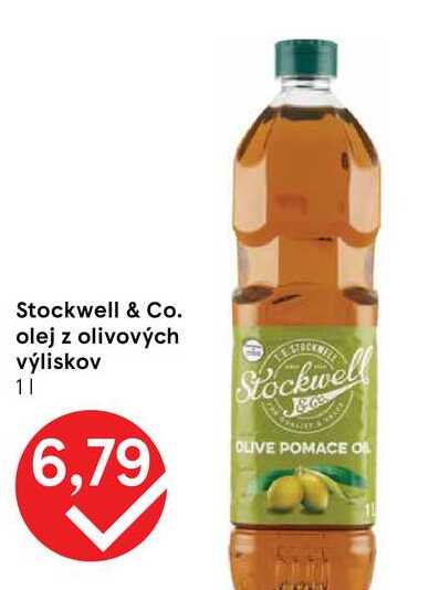 Stockwell & Co. olej z olivových výliskov 1l v akcii