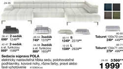 Sedacia súprava POLA - Taburet