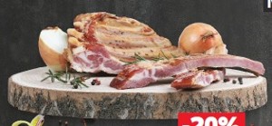 Údené bravčové rebierka z bôčika