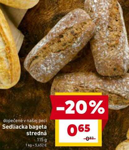 Sedliacka bageta stredná 115 g
