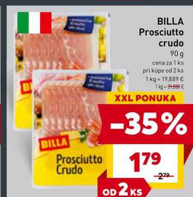 BILLA Prosciutto crudo 90 g 