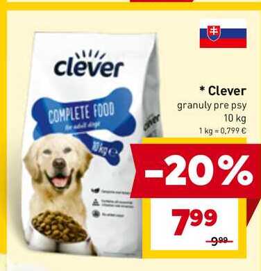 Clever granuly pre psy 10 kg 