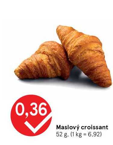 Maslový croissant 52 g