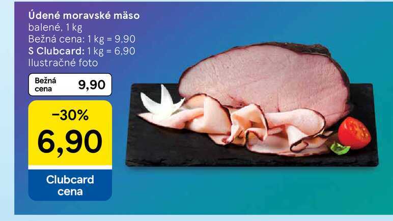 Údené moravské mäso balené, 1 kg