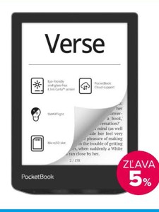 Cítačka kníh PocketBook 629 Verse - Mist Grey