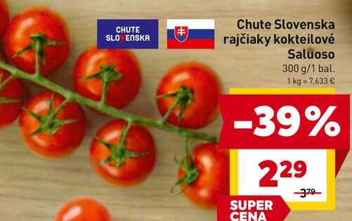 Chute Slovenska rajčiaky kokteilové Saluoso 300 g/1 bal.