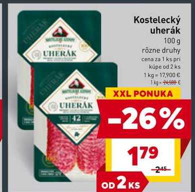 Kostelecký uherák 100 g 