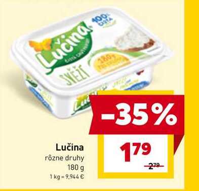 Lučina rôzne druhy 180 g