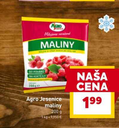 Agro Jesenice maliny 200 g 
