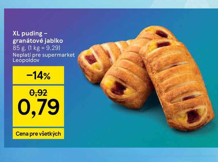 XL puding - granátové jablko 85 g