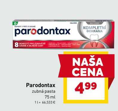Parodontax zubná pasta 75 ml 
