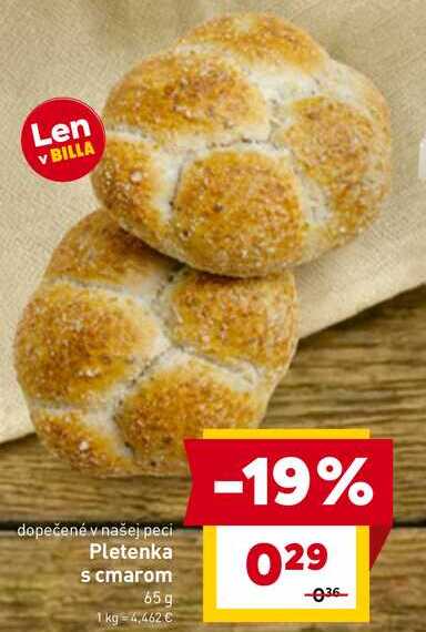 Pletenka s cmarom 65g