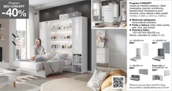 Program CONCEPT - posteľ