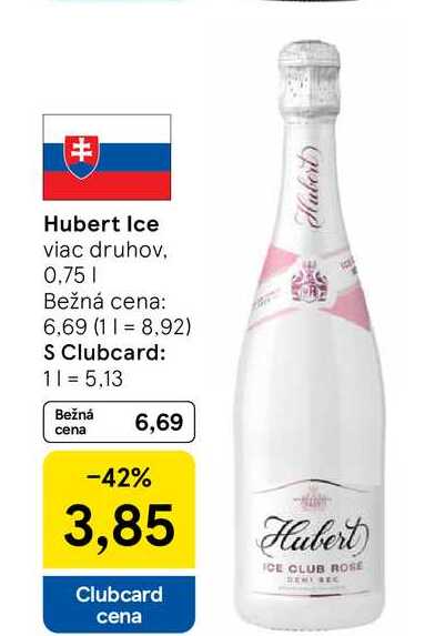 Hubert Ice viac druhov, 0.75l
