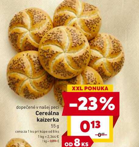 Cereálna kaizerka 55g 