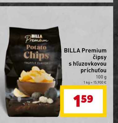 BILLA Premium čipsy s hľuzovkovou príchuťou 100 g 
