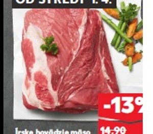 Írske hovädzie mäso na pečenie z krku