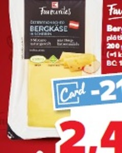 K-Favourites Bergkäse plátky
