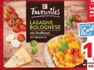 K-Favourites Lasagne Bolognese s hovädzím mäsom
