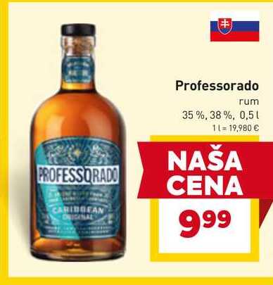 Professorado rum 35%, 38%, 0,5l