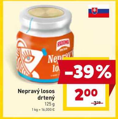 Nepravý losos drtený 125 g 