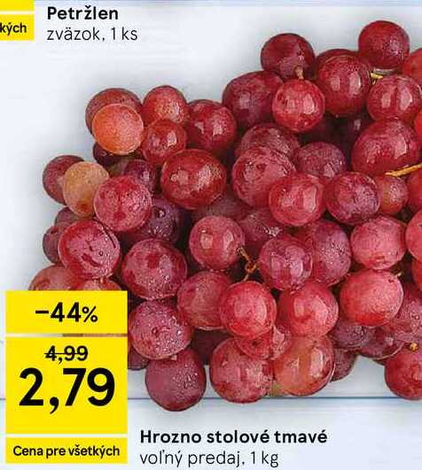 Hrozno stolové tmavé 1 kg 