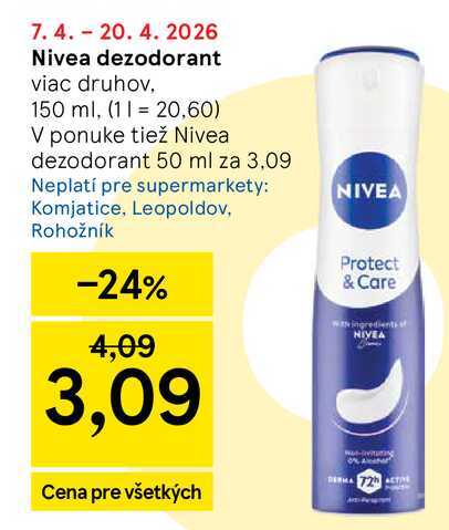 Nivea Protect & Care 150 ml
