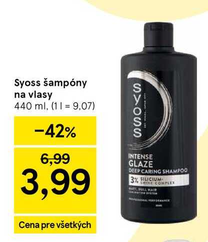 Syoss šampóny na vlasy 440 ml