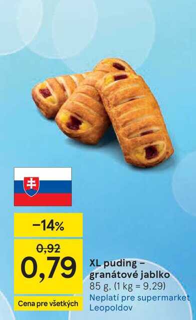 XL puding - granátové jablko 85 g