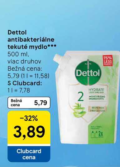 Dettol Tekuté mydlo, 500ml