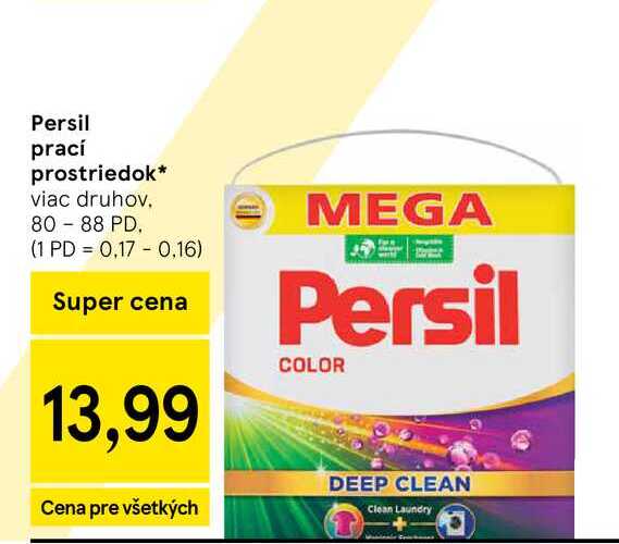 Persil prací prostriedok viac druhov 80 - 88 PD