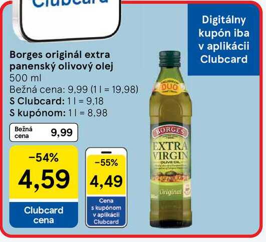 Borges originál extra panenský olivový olej 500 ml