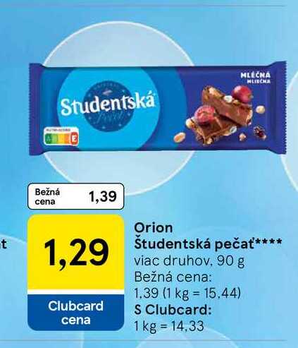 Orion Študentská pečať viac druhov, 90 g 