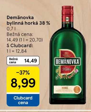 Demänovka bylinná horká 38 % 0.7l