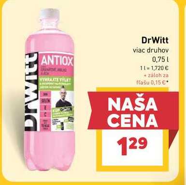 DrWitt viac druhov 0,75l