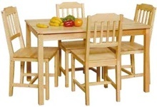 JEDÁLENSKÝ SET 8849 (stôl + 4 stoličky