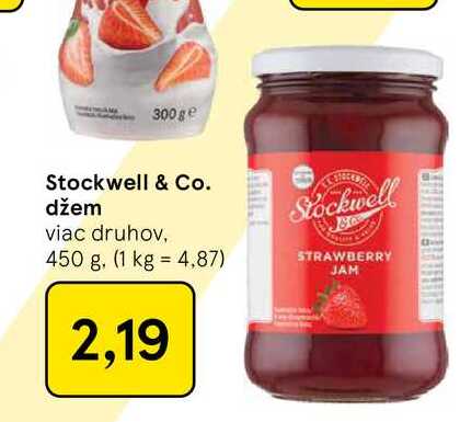 Stockwell & Co. džem viac druhov, 450 g