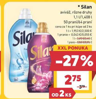 Silan aviváž, rôzne druhy 1,1 l