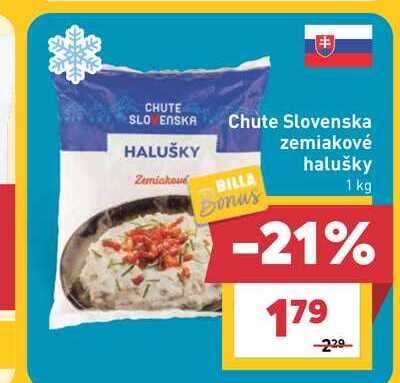 Chute Slovenska zemiakové halušky 1 kg