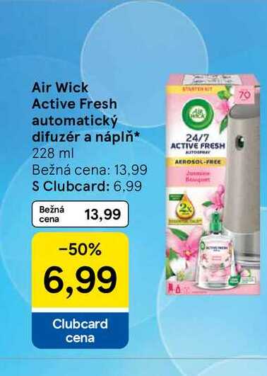 Air Wick Active Fresh automatický difuzér a náplň 228 ml 
