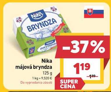 Nika májová bryndza 125 g