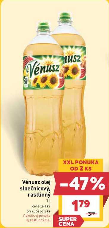 Vénusz slnečnicový, rastlinný 1l