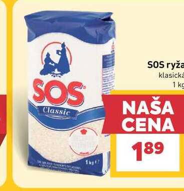 SOS ryža klasická 1 kg