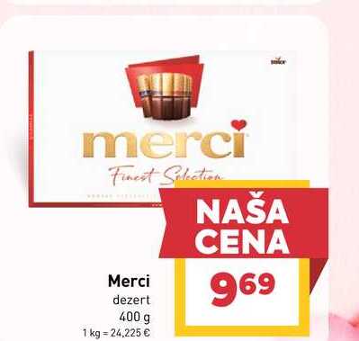 Merci Finest Selection dezert 400 g 