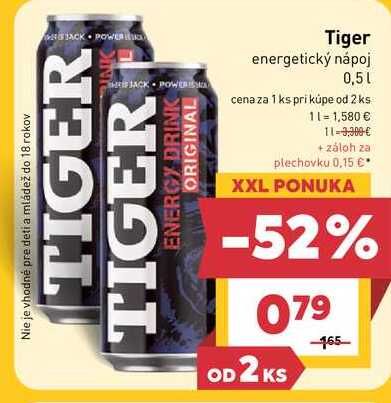 Tiger Energetický nápoj 500 ml