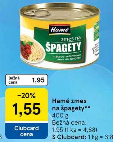 Hamé zmes na špagety 400 g